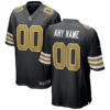 new orleans saints custom personalized jersey black stitched