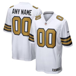 new orleans saints personalized jersey white stitched