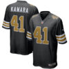 alvin kamara new orleans saints black color rush jersey stitched