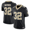 tyrann mathieu new orleans saints black vapor f.u.s.e limited jersey stitched