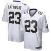 marshon lattimore new orleans saints white game jersey stitched