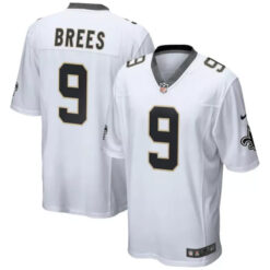 Drew Brees New Orleans Saints Stitched Game Jersey - White