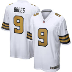 Drew Brees New Orleans Saints Stitched Alternate Game Jersey - White