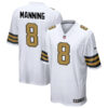 archie manning new orleans saints white game jersey stitched