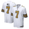 taysom hill new orleans saints alternate game jersey in white