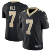 taysom hill new orleans saints vapor f.u.s.e limited jersey in black