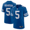 Anthony Richardson Indianapolis Colts Stitched Alternate Game Jersey - Royal