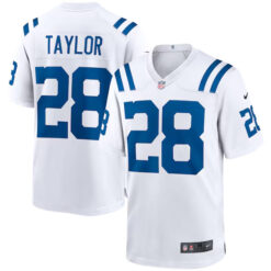 Jonathan Taylor Indianapolis Colts Stitched Game Jersey - White