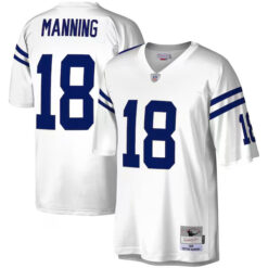 Peyton Manning Indianapolis Colts Stitched Throwback Jersey - White