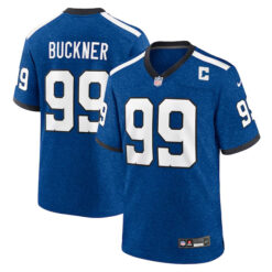 DeForest Buckner 99 Indianapolis Colts Indiana Nights Jersey - Royal