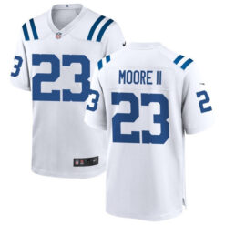 Kenny Moore II Indianapolis Colts Stitched Game Jersey - White