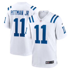 Michael Pittman Jr Indianapolis Colts Stitched Game Jersey - White