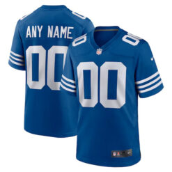 Custom Indianapolis Colts Alternate Game Jersey - Royal
