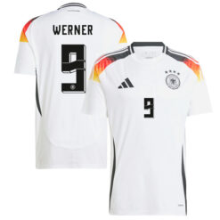 Alternative view of Timo Werner 9 Germany 2024/25 Home Jersey