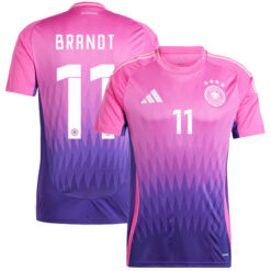 Alternative view of Julian Brandt 11 Germany 2024/25 Away Jersey