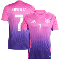 Alternative view of Kai Havertz 7 Germany 2024/25 Away Jersey