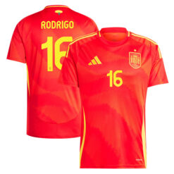 Alternative view of Rodrigo 16 Spain 2024/25 Home Jersey