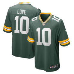Jordan Love Green Bay Packers Game Jersey - Green