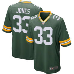 Aaron Jones Green Bay Packers Game Jersey - Green