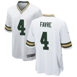 Brett Favre Green Bay Packers Game Jersey - White