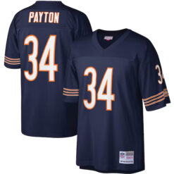 walter payton chicago bears navy legacy jersey all stitched