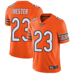 devin hester chicago bears orange stitched jersey