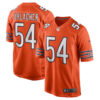 brian urlacher chicago bears orange stitched jersey