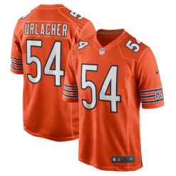 brian urlacher chicago bears orange stitched jersey