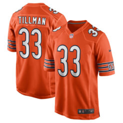 charles tillman chicago bears orange stitched jersey