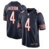 eddie jackson chicago bears navy all stitched jersey