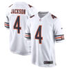 eddie jackson chicago bears white all stitched jersey