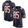 cole kmet chicago bears navy stitched jersey