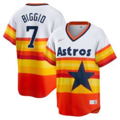 craig biggio houston astros white jersey all stitched