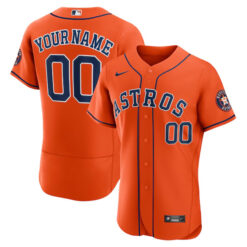 custom personalized houston astros orange limited jersey all stitched