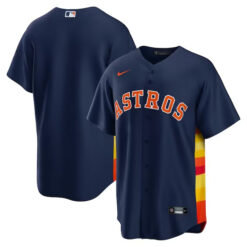 houston astros stitched navy team jersey