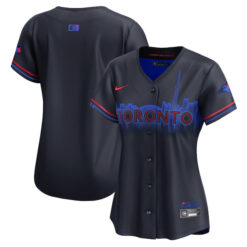 Alternative view of Toronto Blue Jays 2024 City Connect Limited Jersey - Navy