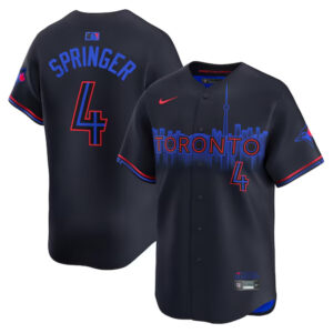george springer toronto blue jays city connect jersey stitched