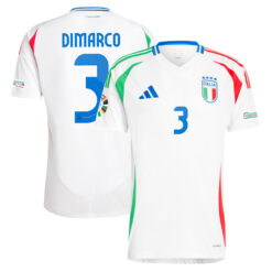 dimarco italy 2024 euro away jersey
