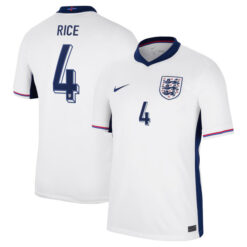 Alternative view of Declan Rice 4 England 2024/25 Home Jersey