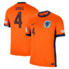 Virgil van Dijk 4 Netherlands 2024/25 Home Jersey
