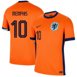 Alternative view of Memphis Depay 10 Netherlands 2024/25 Home Jersey