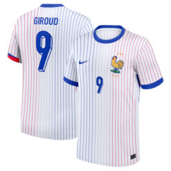 Alternative view of Olivier Giroud 9 France 2024/25 Away Jersey