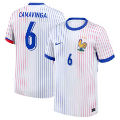 Alternative view of Camavinga 6 France 2024/25 Away Jersey