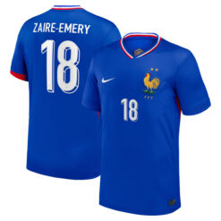Alternative view of Zaire-emery 18 France 2024/25 Home Jersey