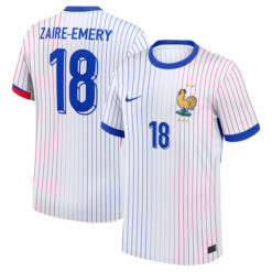 Alternative view of Zaire-emery 18 France 2024/25 Away Jersey