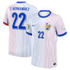 Theo Hernandez 22 France 2024/25 Away Jersey