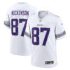 tj hockenson minnesota vikings white winter warrior jersey stitched