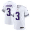 jordan addison minnesota vikings white winter warrior jersey stitched