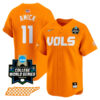 billy amick tennessee volunteers college baseball world series orange jersey