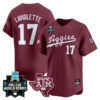 Jace Laviolette Texas A&M College Baseball World Series Jersey - Maroon